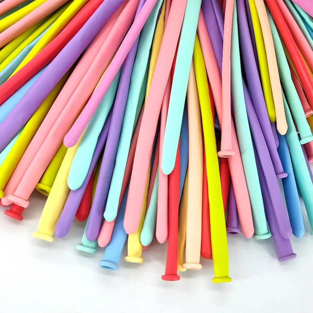 100-Pack Party Balloons - Pastel Colors