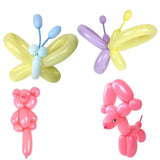 100-Pack Party Balloons - Pastel Colors