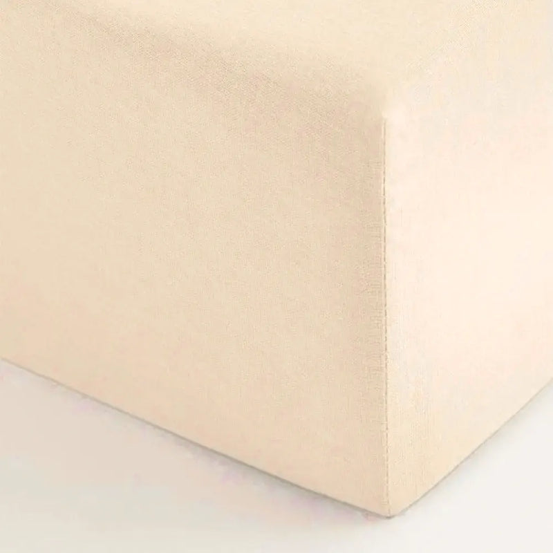 Bambidou Drap Housse Pour Lit Bébé 120x60 cm - Beige