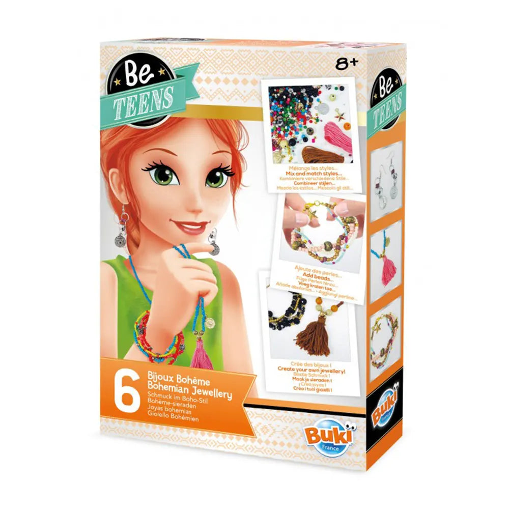 Buki Kit de joyería bohemia creativa 8A+