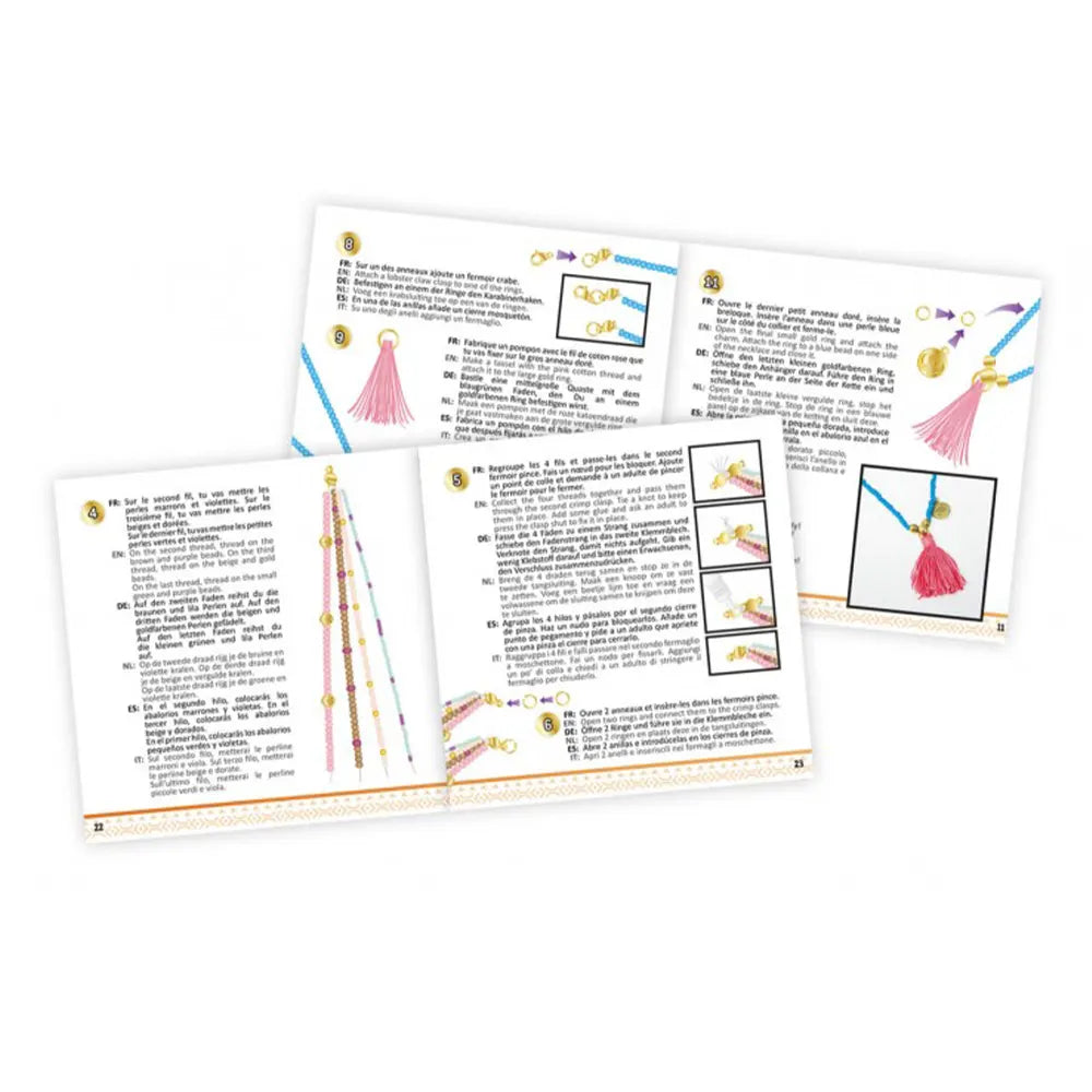 Buki Kit de joyería bohemia creativa 8A+