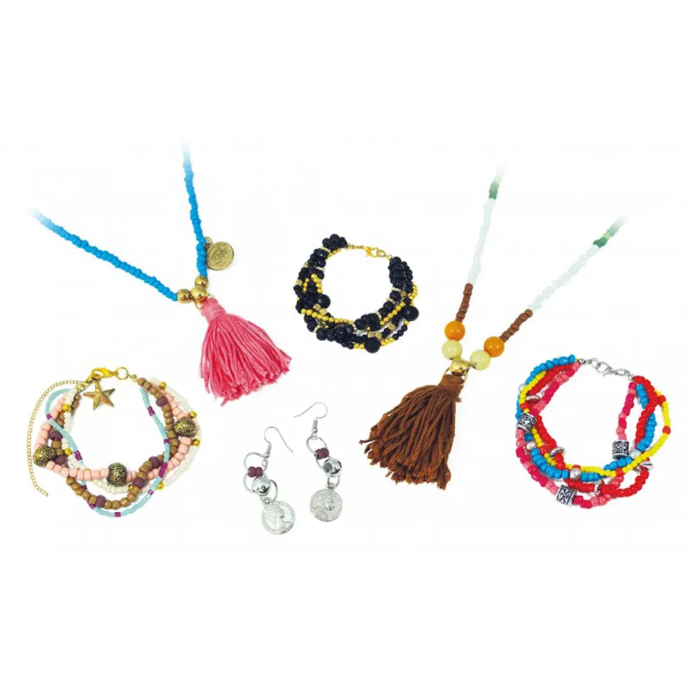 Buki Kit de joyería bohemia creativa 8A+