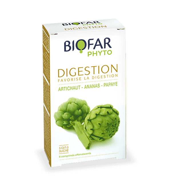 Biofar Digestion boîte de 8 capsules – emballage, vue de face