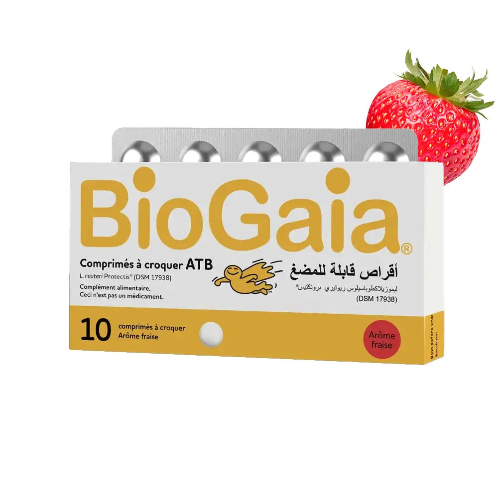 BioGaia® Comprimés Probiotiques – Arôme Fraise - 3A+