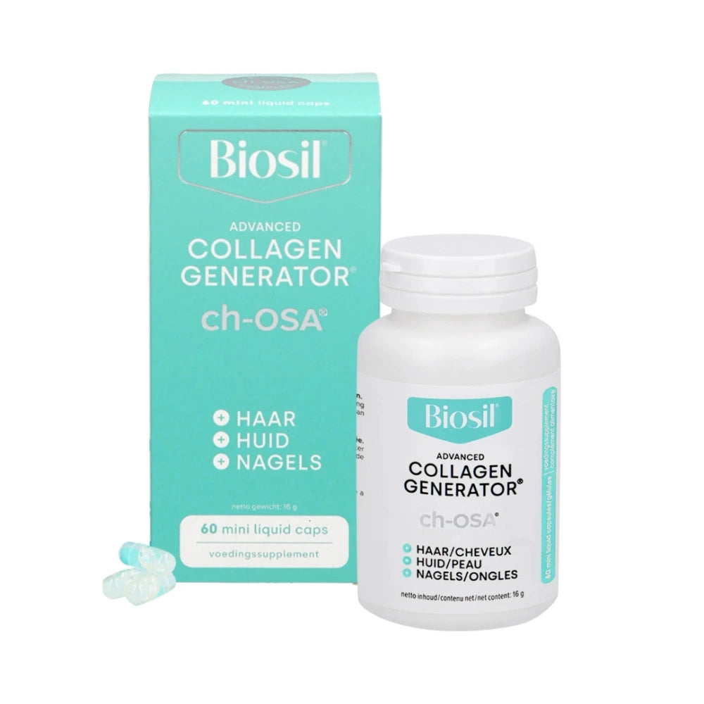 Biosil complément cheveux, peau et ongles – boîte de 60 capsules