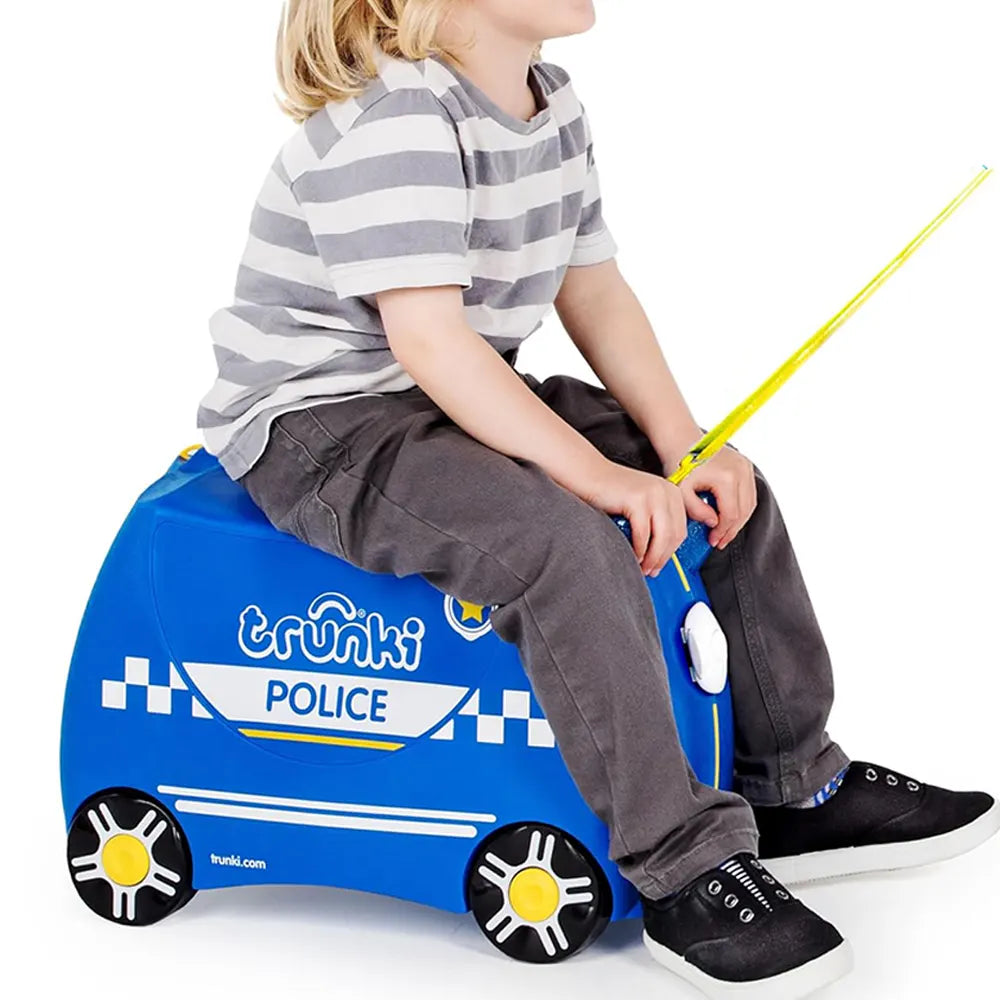 Trunki Valise de Voyage pour Enfant - Percy la Voiture de Police