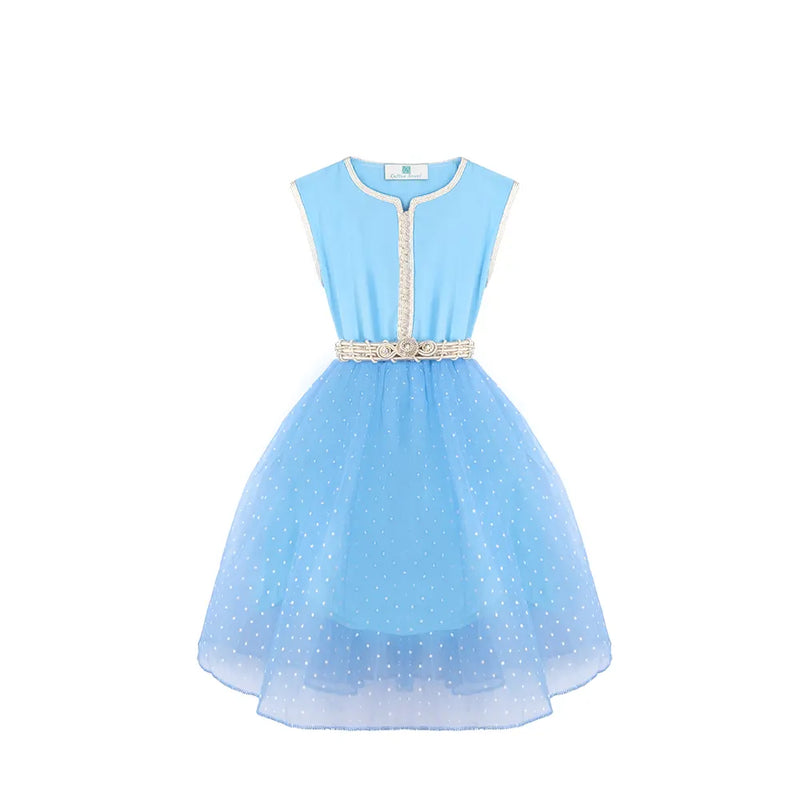 Girls' Caftan Dress - Blue Star