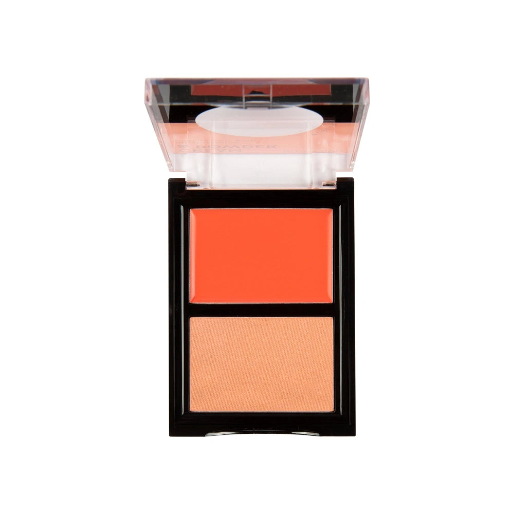 Blush crème-poudre Absolute New York Cheeky Bloom teinte Flushed Poppy