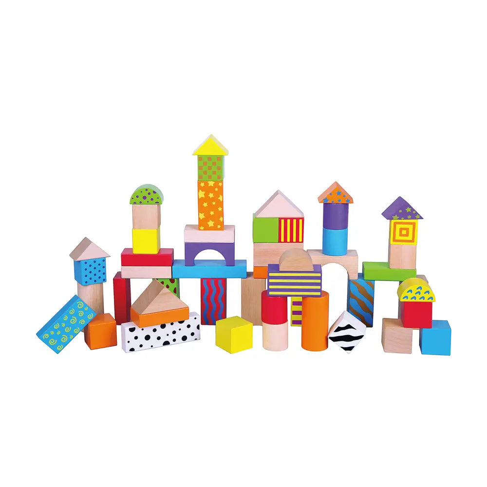 Viga Toys Blocs de Construction 50 Pièces - 2A+