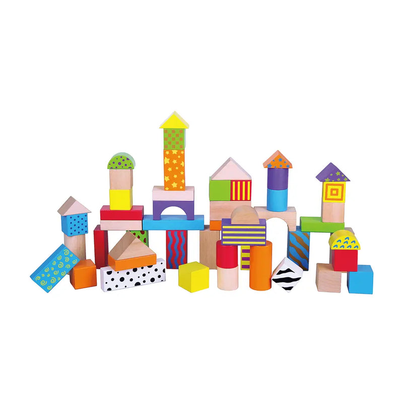 Viga Toys Building Blocks 50 Pieces - 2Y+
