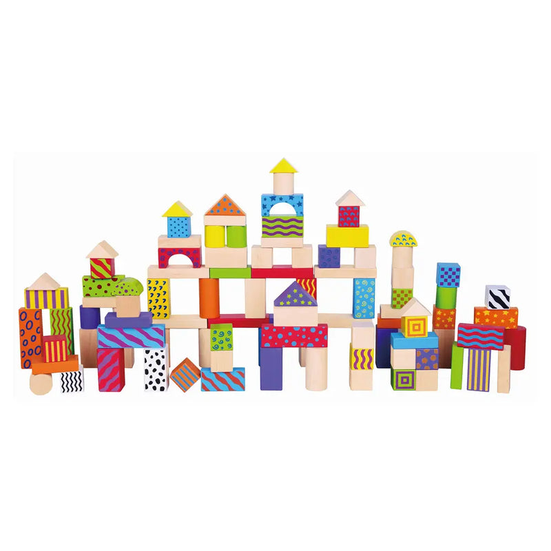 Viga Toys Building Blocks 2A+ - 100 Pieces