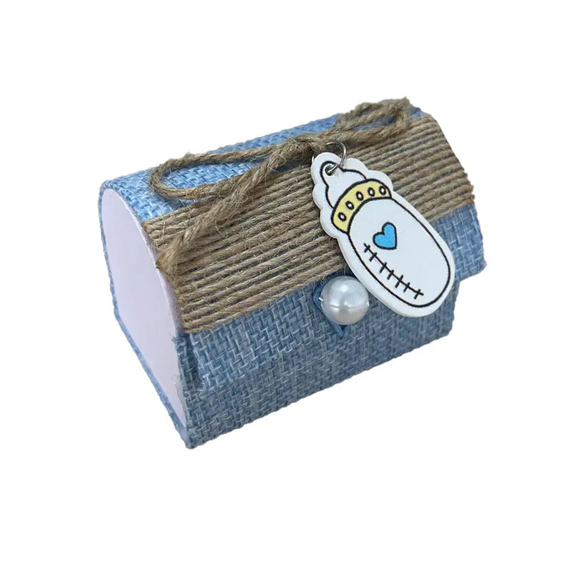 Paquete de 12 cajas de grageas para biberones - Azul