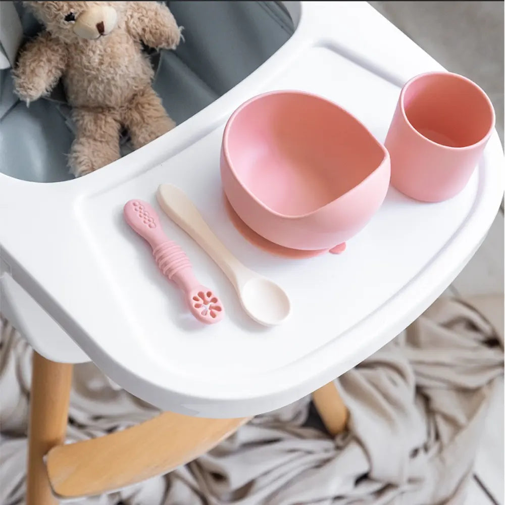 YUMMY Coffret Repas Silicone 4M+ - Blush