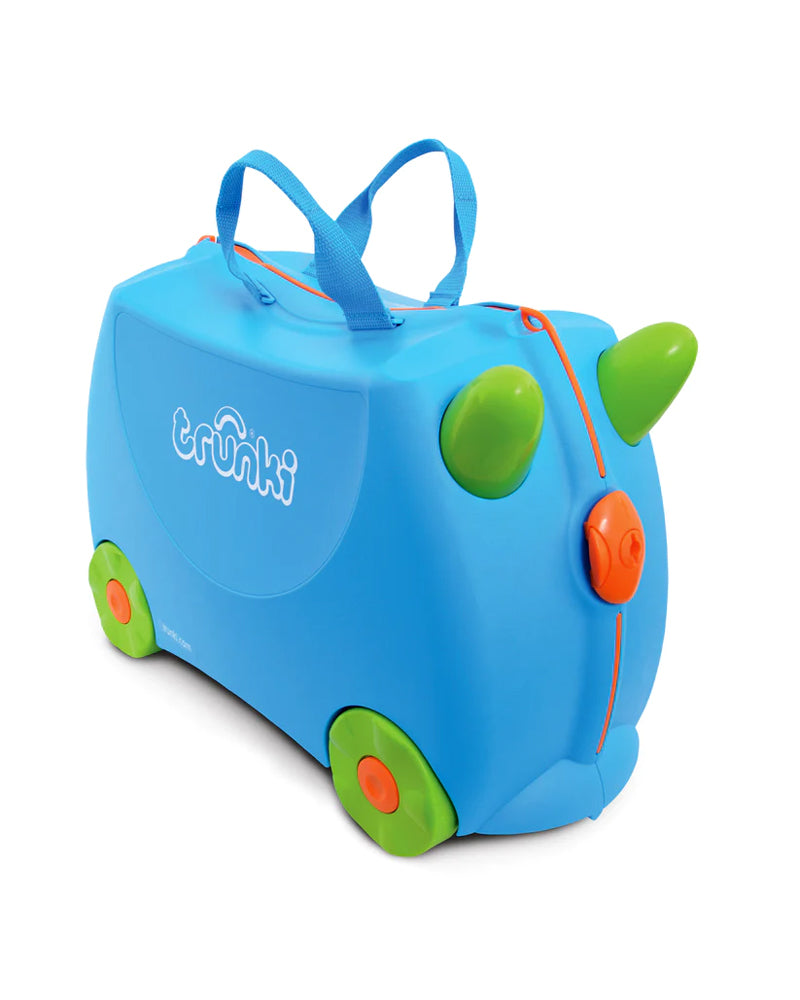 Trunki Terrance the Blue Children's Travel Suitcase