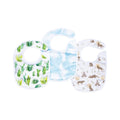Tiny Twinkle Set of 3 Feeding Bibs - Cactus 