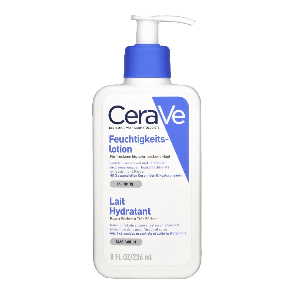 CeraVe Lait Hydratant Léger Peau Sèche à Très Sèche | 236ml