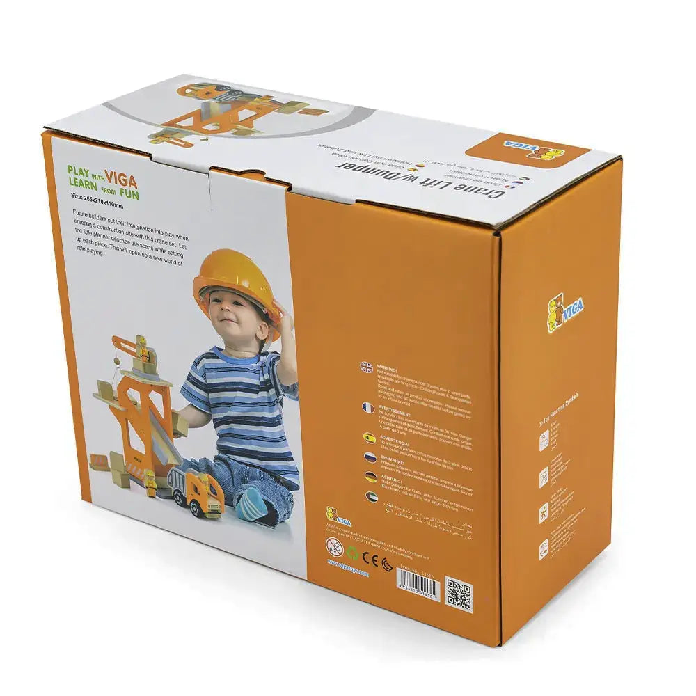 Viga Toys Grúa Elevadora y Volquete - 3A+