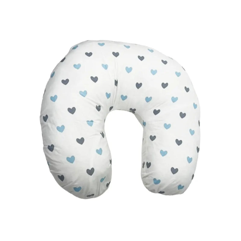 BébéYo Nursing Pillow - Bleu Cœurs