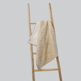 Bambidou Couverture Arrière Sherpa 80x100 cm - Liberty Aude Jaune