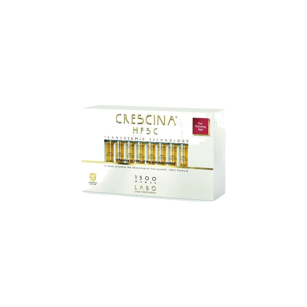 Crescina HFSC Transdermic 1300 Femme – coffret de 20 ampoules