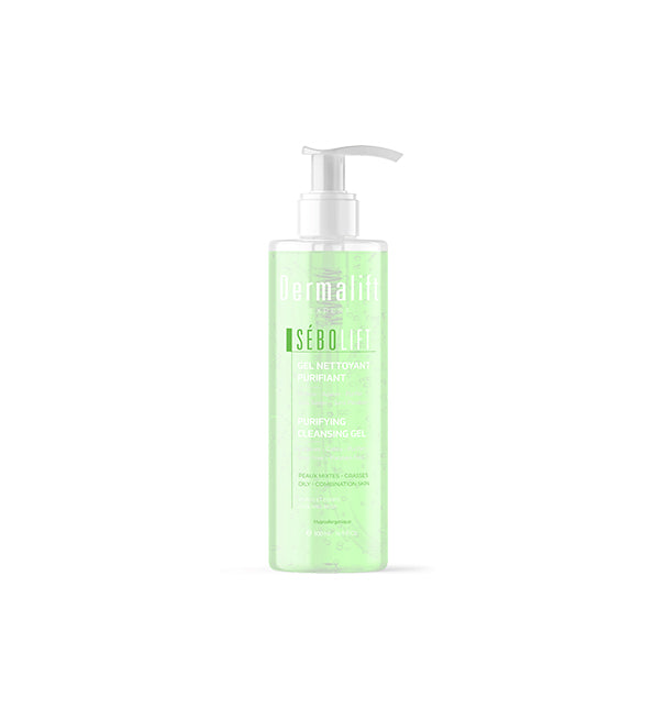 Flacon du gel nettoyant purifiant DermaLift Sebolift 500 ml