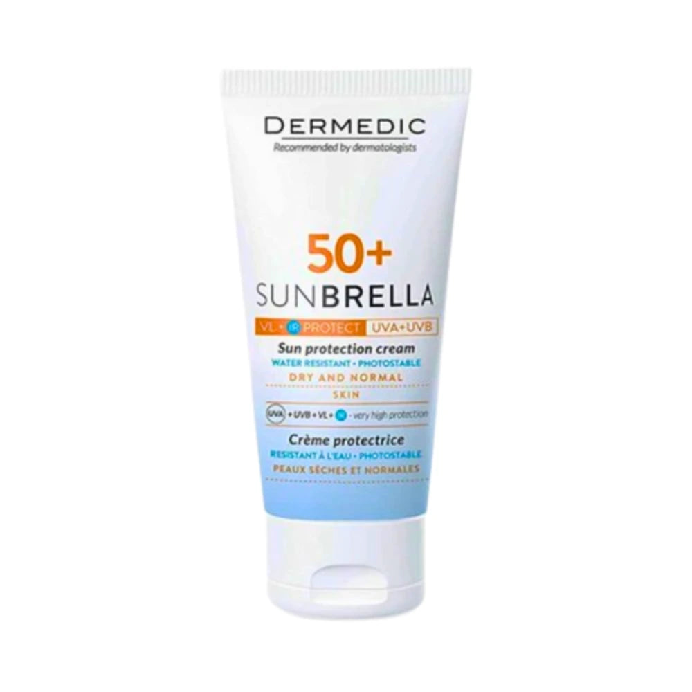 Dermedic Sunbrella fluide SPF 50+ peaux sèches et normales 40 ml – packshot