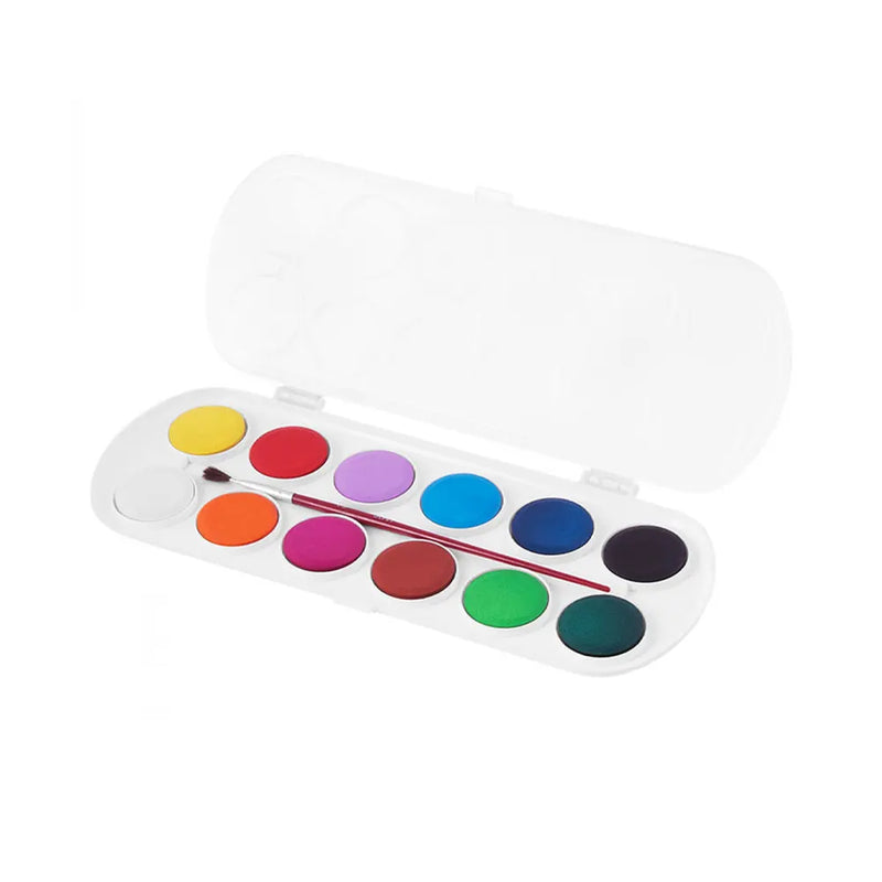Jovi Set of 12 30mm Watercolor Pans + Brush