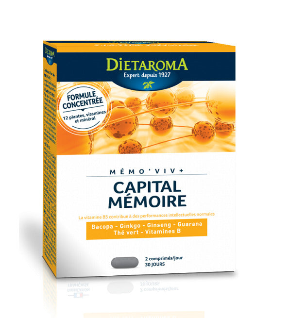 Dietaroma Mémo Viv mémoire – boîte de 60 comprimés