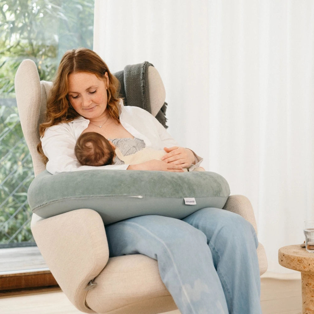 Doomoo Coussin d'Allaitement et Maternité BUDDY Corduroy Green