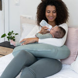 Doomoo Coussin d'Allaitement et Maternité SOFTY Tetra Jersey Green