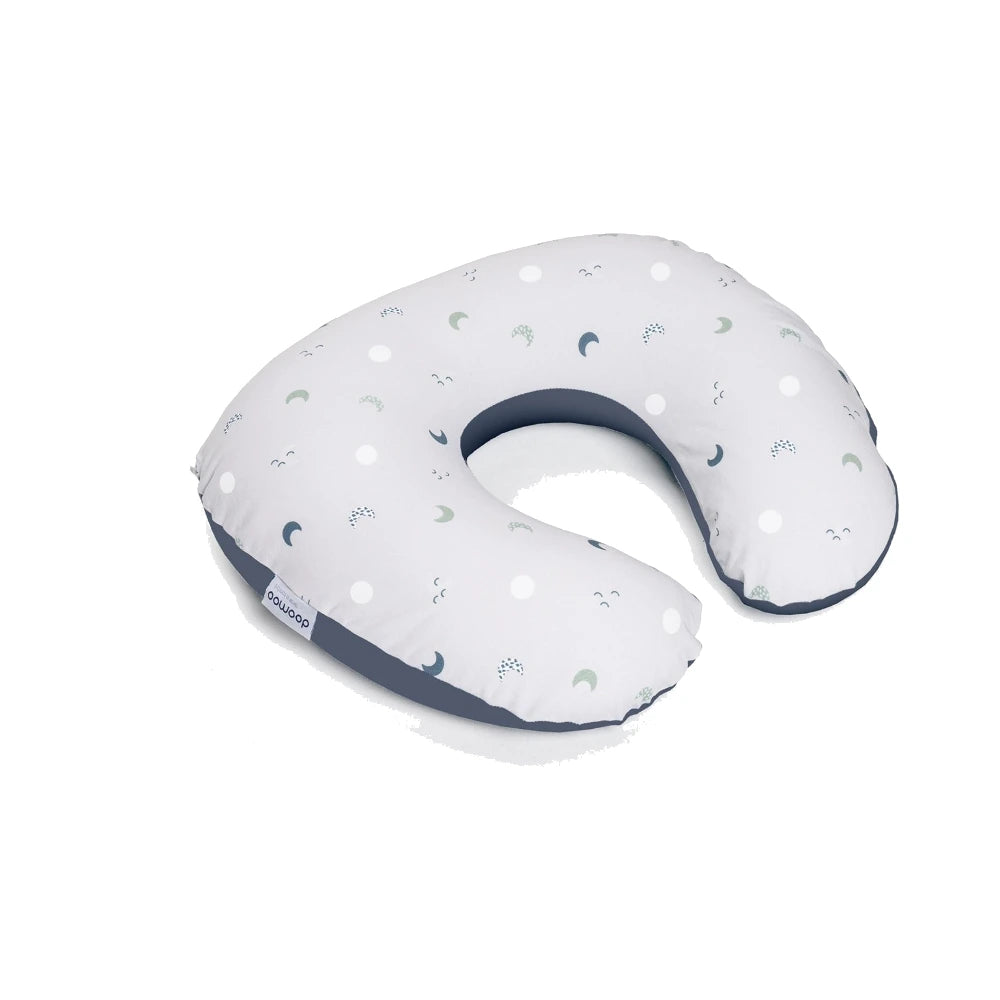 Doomoo Coussin d'Allaitement et Maternité SOFTY Blue Grey Moon