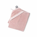 Doomoo Cape De Bain XL Avec Anneau De Dentition Dry'n Play Doomoo - Rose