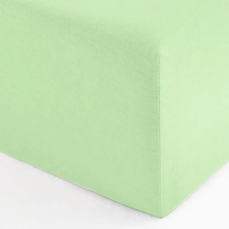 Bambidou Drap Housse Pour Lit Bébé 140x70 cm - Vert Eau