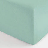 Bambidou Parure Drap Lit Montessori 120x200 cm & 2 Taies d'Oreiller - Vert Eau