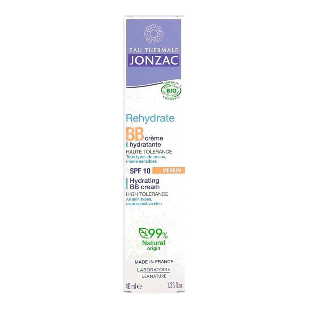 Eau Thermale Jonzac Rehydrate BB crème Medium SPF10, tube 40 ml