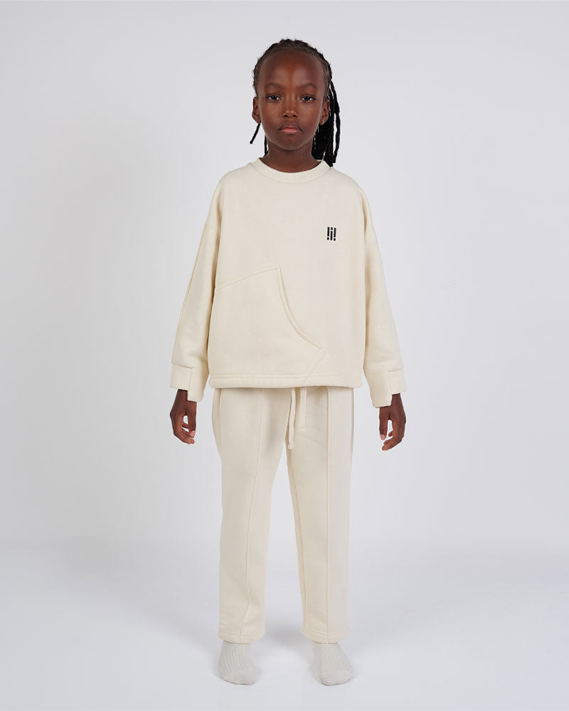 Pantalon Unisexe en Coton Biologique Ben B Collection - Vanille