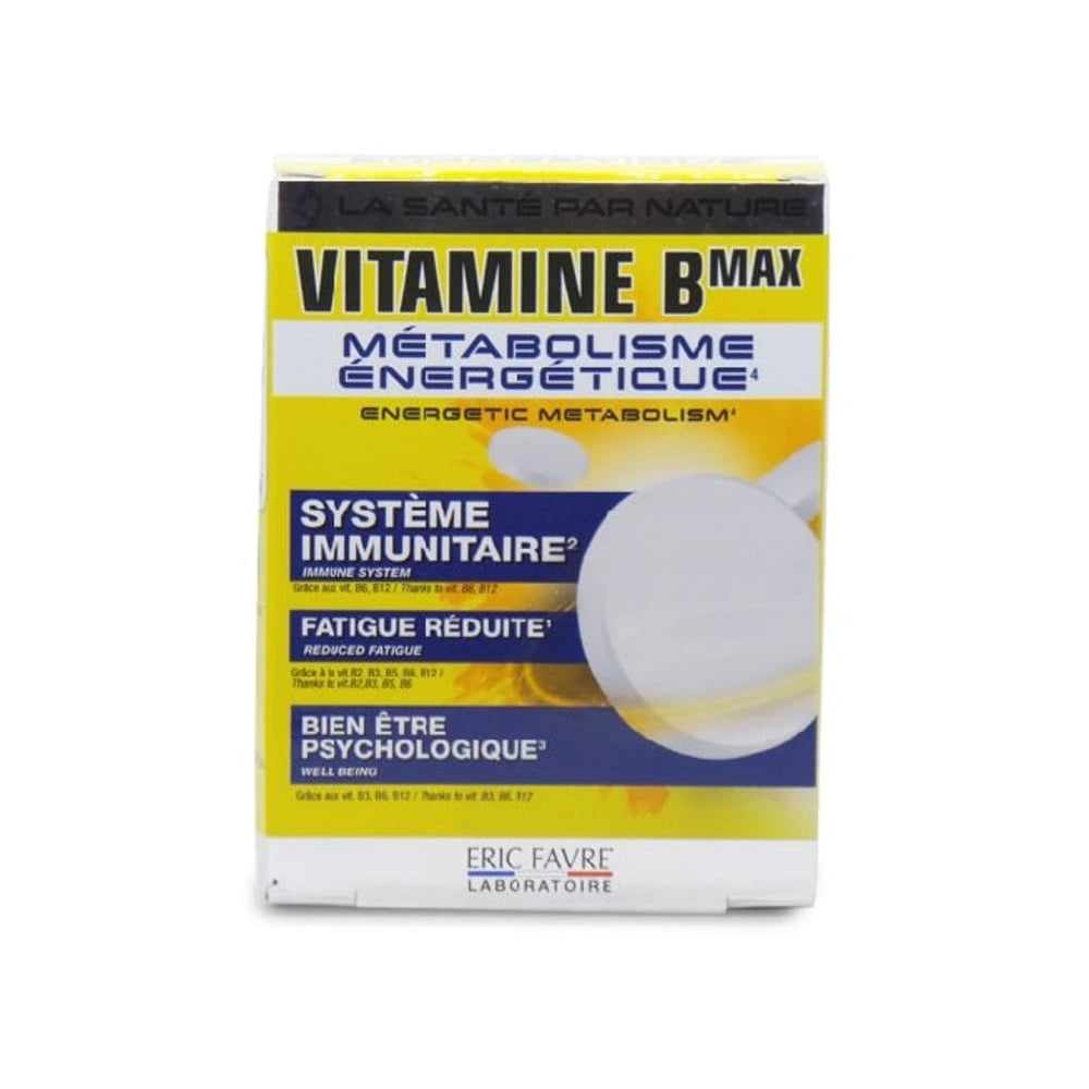 Eric Favre Vitamine B Max – boîte de 60 comprimés