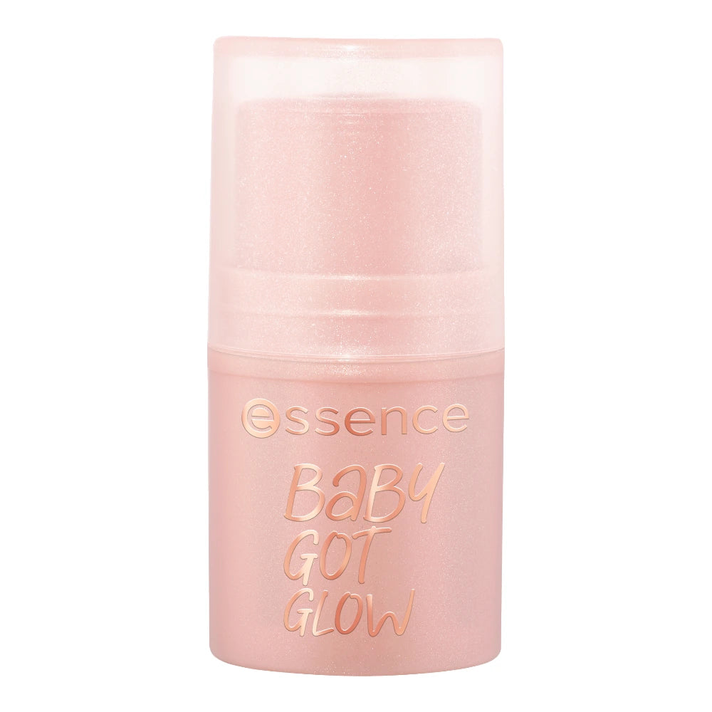 Essence Baby Got Glow stick enlumineur 20 Rosy Glaze – stick fermé