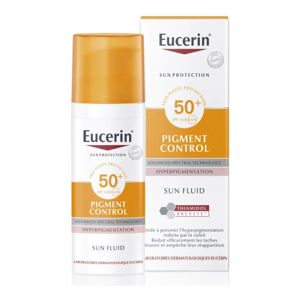Eucerin Sun Pigment Control Fluide SPF 50+ 50 ml – flacon du produit