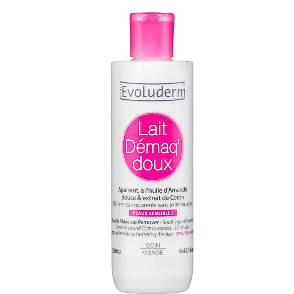 Evoluderm Lait Démaquillant Doux 250 ml – visuel du produit