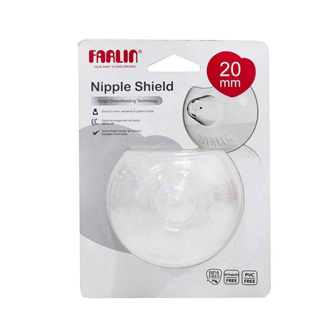 Bouts de sein en silicone Farlin 20 mm, lot de 2