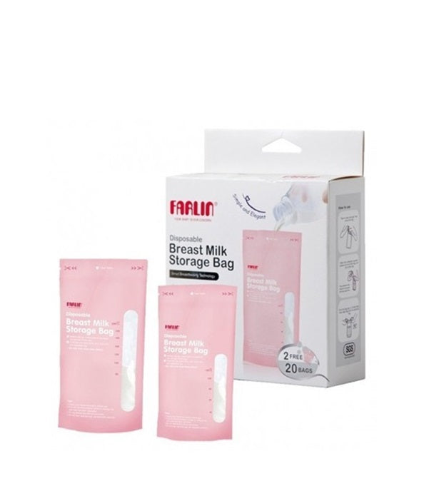 Farlin Bolsa desechable de almacenamiento de leche