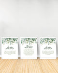 Ensemble de 3 Tableaux décoratifs Feuilles - Surah Falaq| Ayat Kursi | Surah Nass - Blanc