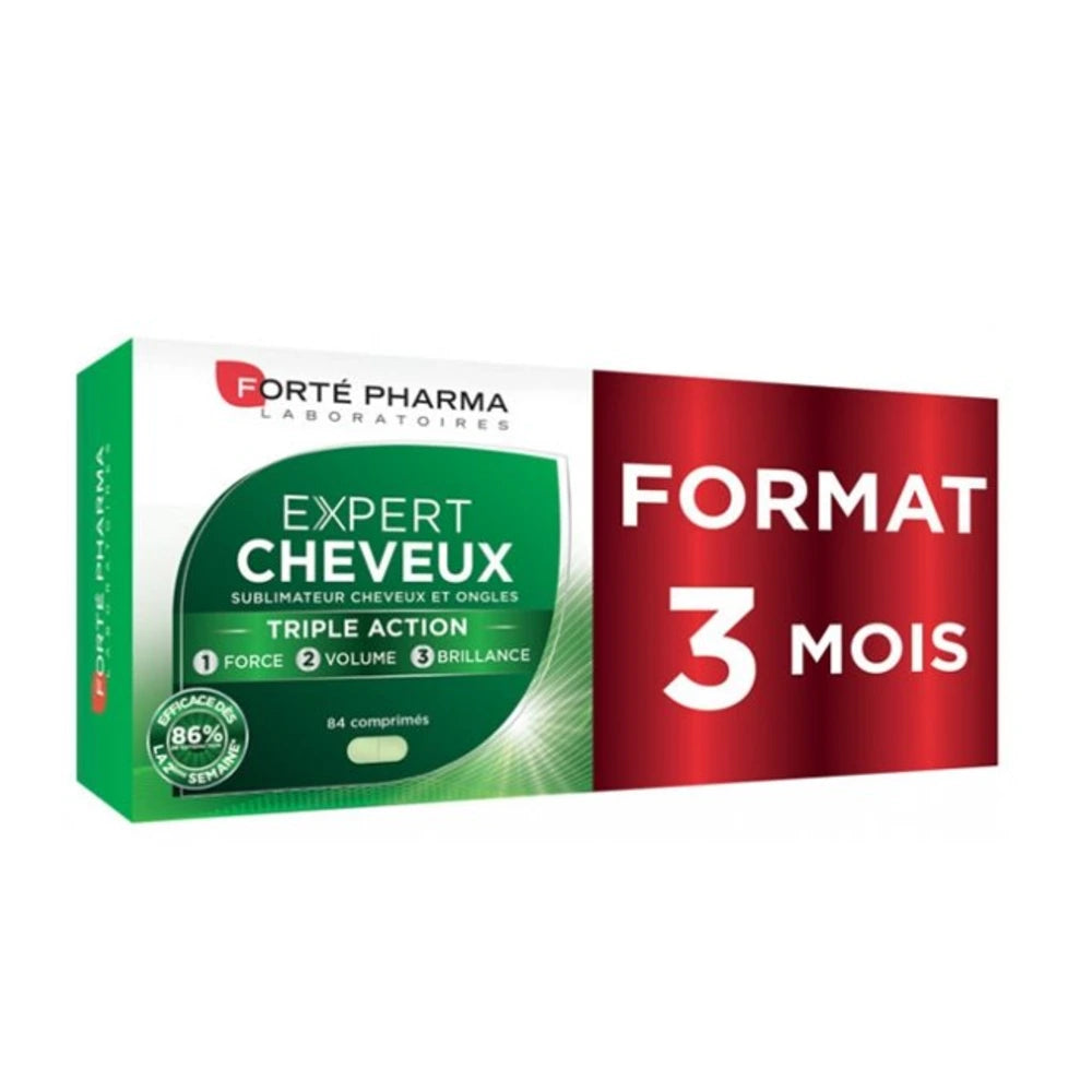 Forté Pharma Expert Cheveux programme 3 mois – 84 comprimés