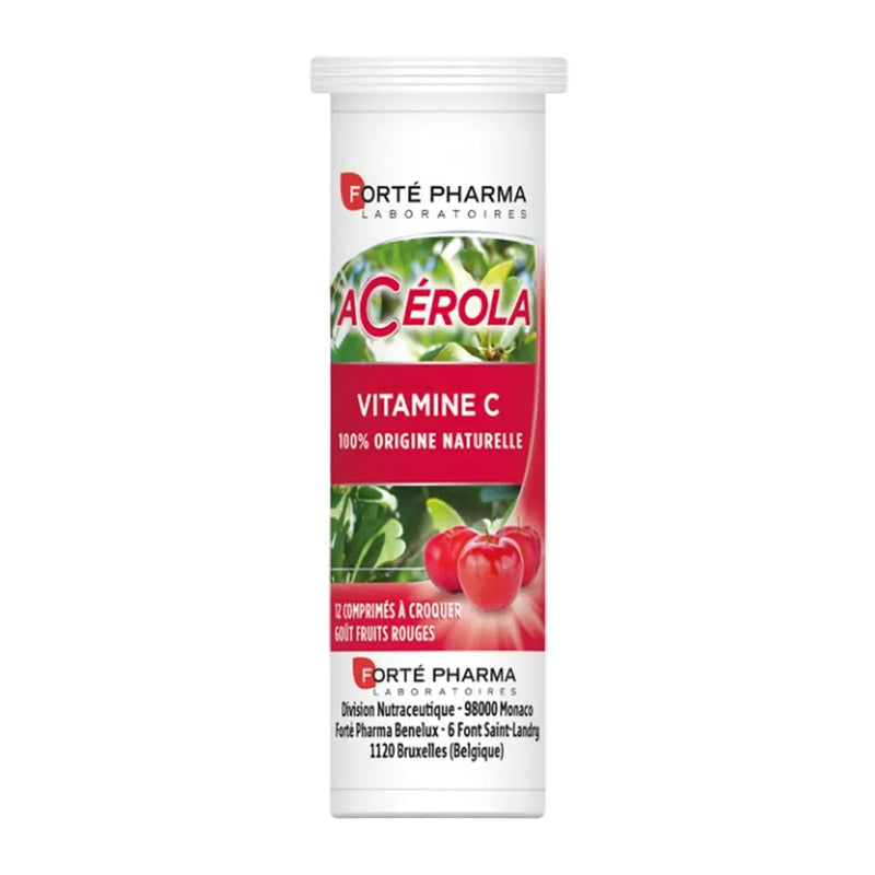 Forté Pharma Acérola Vitamin C - 12 tablets