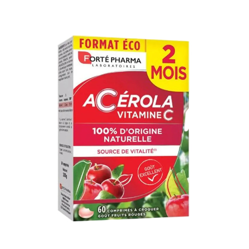 Forté Pharma Acerola Vitamin C - 60 Tablets