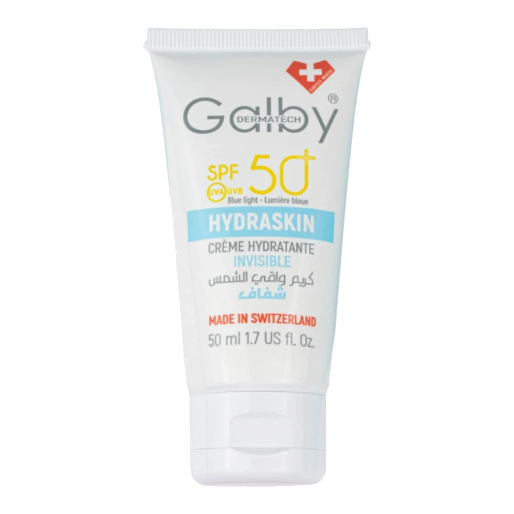 Galby Dermatech Hydraskin crème solaire SPF50+, tube 50 ml