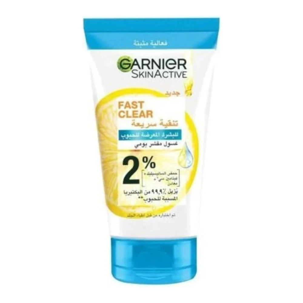 Garnier Fast Clear Daily Exfoliating Wash – 50 ml