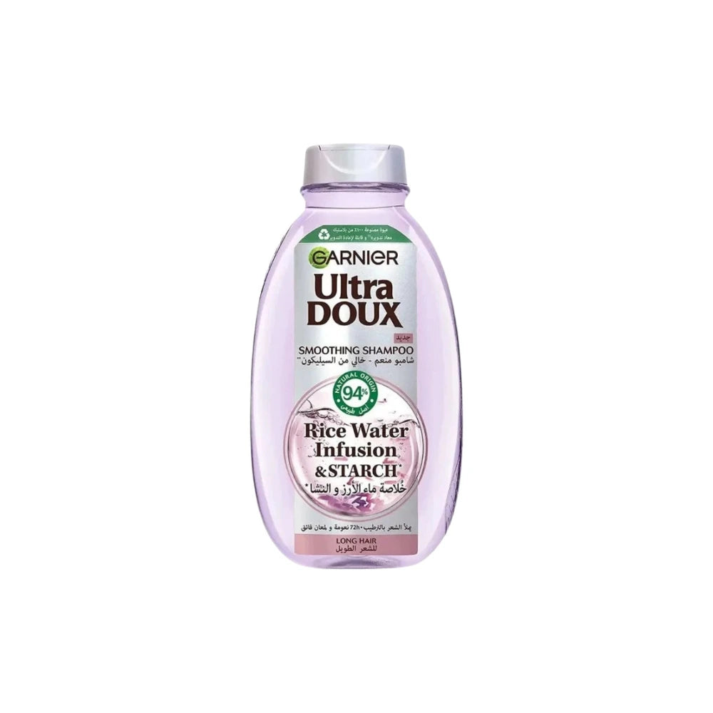 Garnier Ultra Doux Shampooing Lissant à l'Eau de Riz – 200 ml