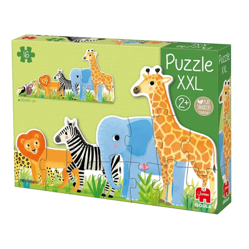 Goula XXL Jungle Animals Puzzle - 18 Pieces